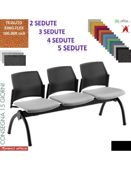 FREE panca imbottita attesa rivestimento king FLEX class 1M