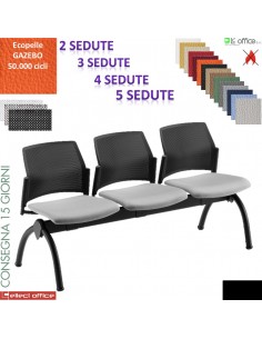 FREE panca imbottito attesa rivestimento ecopelle GAZEBO class 1IM
