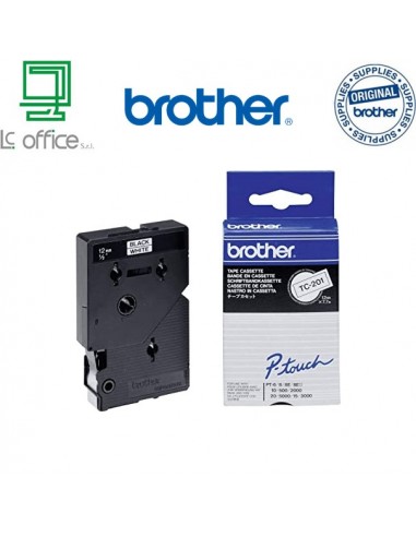 Brother TC-201 Cassetta nastro per etichettatura originale