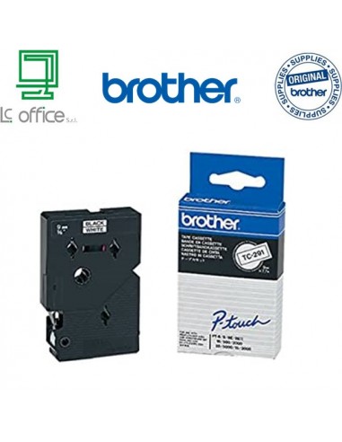 Brother TC-291 Cassetta nastro per etichettatura originale