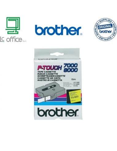 Brother TX-641 Cassetta nastro per etichettatura originale