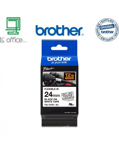 Brother TZe-FX251 Cassetta nastro per etichettatura originale