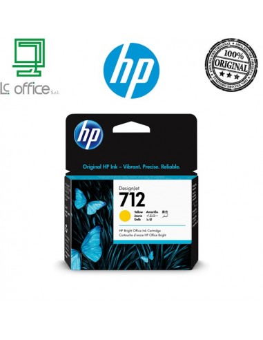 Cartuccia GIALLO originale HP 712 - 3ED69A