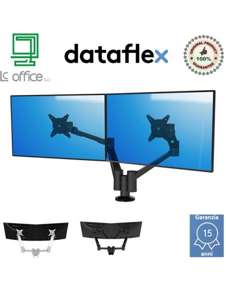 Viewlite braccio porta dopio monitor scrivania 58.652 Dataflex