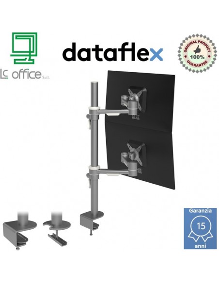 Viewmate braccio porta dopio monitor - scrivania 52.682 Dadaflex