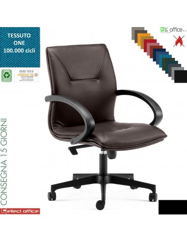 Sadia Poltrona semi direzionale rivestimento tessuto ONE class 1 IM