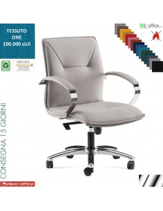 Sadia PLUS Poltrona semi direzionale rivestimento tessuto ONE class 1 IM