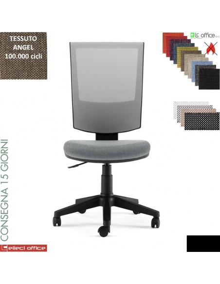 Jenia Mesh Operativa contatto permanente schienale rete base nylo rivestimenti tessuto ANGEL