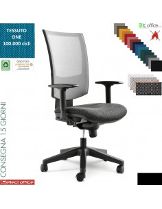 Jenia Mesh sedia Operativa syncro multiblock schienale rete up-down base nylon tessuto ONE class 1 IM