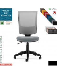 Jenia Mesh Operativa contatto permanente schienale rete base nylon tessuto ONE class 1 IM