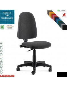 TIM poltrona operativa con contatto permanente base nylon tessuto ONE class 1 IM