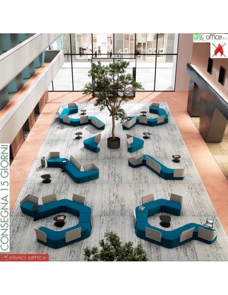IKEBANA Poltrone attesa COMPONIBILE richiesta di progetto
