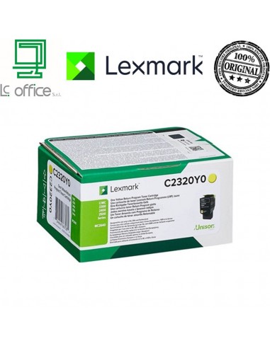 Cartuccia GIALLO originale LEXMARK C2320Y0