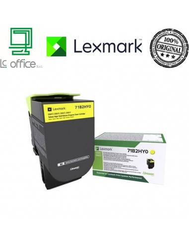 Cartuccia GIALLO originale LEXMARK 71B2HY0