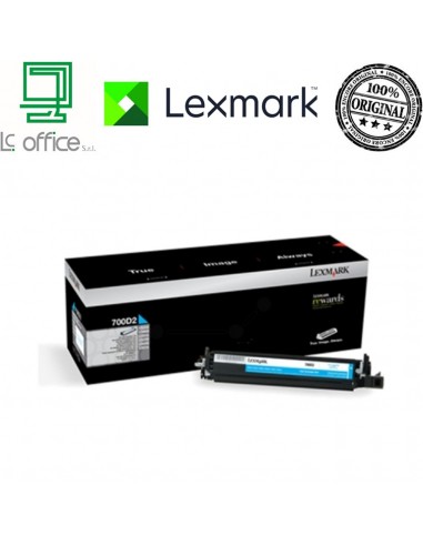 Drum CIANO originale LEXMARK 70C0D20