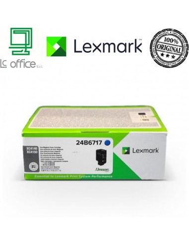 Cartuccia CIANO originale LEXMARK 24B6717
