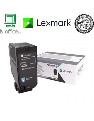 Cartuccia CIANO originale LEXMARK 75B0020