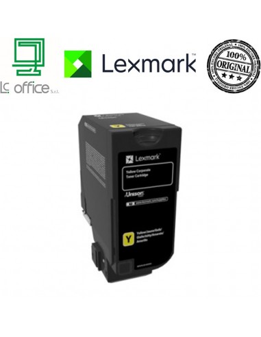 Cartuccia GIALLO originale LEXMARK 74C20YE