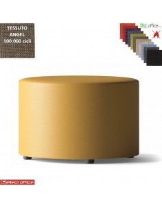 MANTRA pouf tondo diametro 70 attesa rivestimenti tessuto Angel class 1 IM