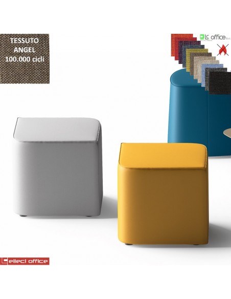 MANTRA pouf quadrato attesa rivestimenti tessuto Angel class 1 IM