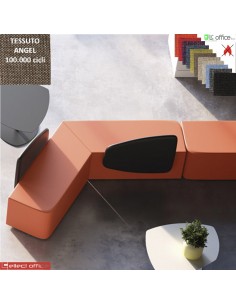 MANTRA Schienale triangolare per Pouf attesa rivestimenti tessuto Angel class 1 IM