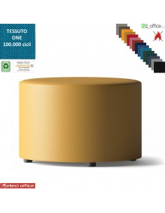 MANTRA pouf tondo diametro 70 attesa rivestimenti tessuto ONE class 1 IM