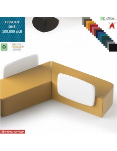 MANTRA Schienale rettangolare per Pouf attesa rivestimenti tessuto ONE class 1 IM