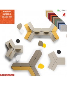 MANTRA Pouf con angolare destro rivestimenti ecopelle GAZEBO Class 1 IM