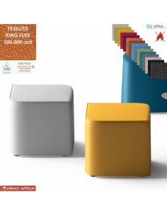 MANTRA pouf quadrato attesa rivestimenti TESSUTO KING FLEX class 1 IM