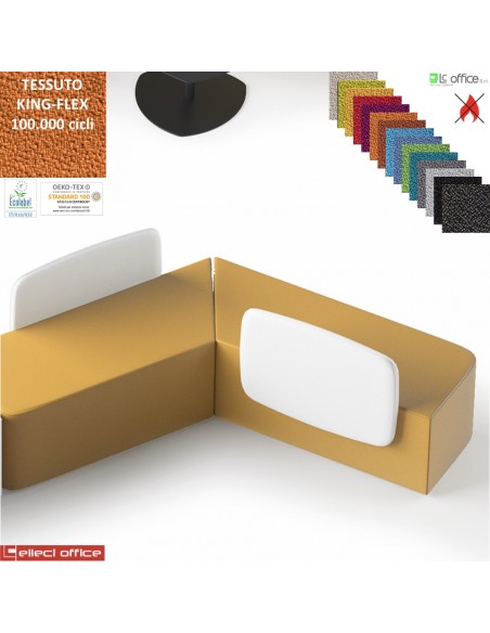 MANTRA Schienale retangolare per Pouf attesa rivestimenti TESSUTO KING FLEX class 1 IM