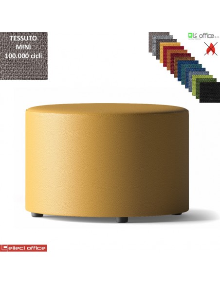 MANTRA pouf tondo diametro 70 attesa rivestimento tessuto MINI class 1 IM