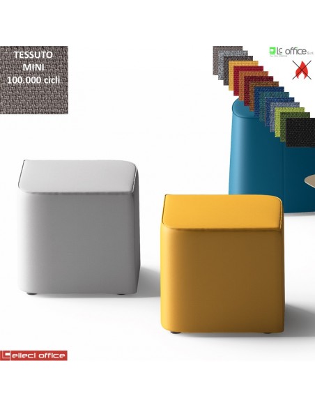 MANTRA pouf quadrato attesa rivestimento tessuto MINI class 1 IM