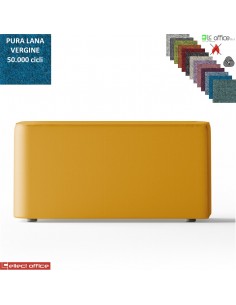 MANTRA Pouf rettangolare attesa rivestimento pura Lana vergine Class 1IM