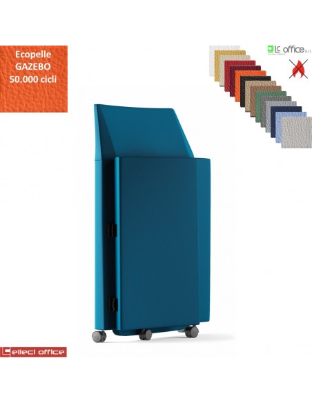 Zip Poltroncina pieghevole con ruote rivestimento ecopelle GAZEBO Class 1 IM