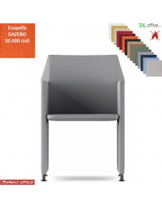 Zip Poltroncina pieghevole con piedini rivestimento ecopelle GAZEBO Class 1 IM