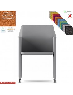 Zip Poltroncina pieghevole con piedini rivestimento TESSUTO KING FLEX class 1 IM