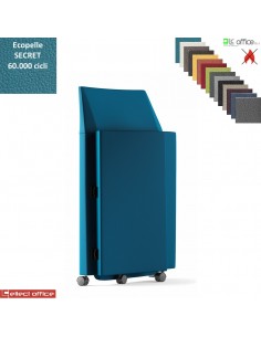 Zip Poltroncina pieghevole con ruote rivestimento ecopelle SECRET class 1 IM