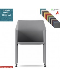 Zip Poltroncina pieghevole con piedini ecopelle SECRET class 1 IM