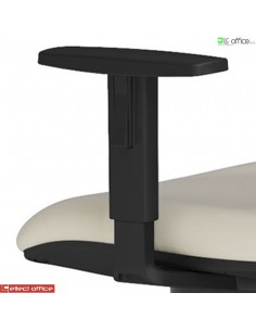 Coppia braccioli in polipropilene nero, regolabili in altezza modelli MIRAI - BRN530