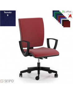 CONNECT CN52 POLTRONA OPERATIVA SCHIENALE ALTO IMBOTTITO BRACCIOLI MOVIMENTO SINCRONIZZATO F TESSUTO B