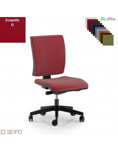 CONNECT CN58 poltrona operativa schienale basso imbottito senza braccioli movimento sincronizzato F