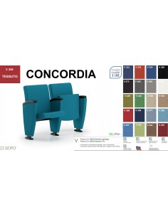 Concordia CP1PS SQ PP 2 POSTI poltrona da sala cinema TEATRO