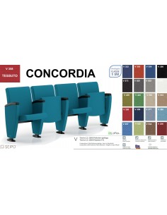 Concordia CT1PS SQ PP 4 POSTI poltrona da sala cinema TEATRO