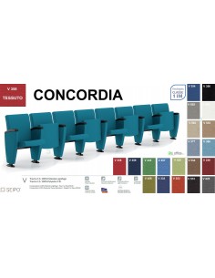 Concordia CP1PS SQ PP 8 POSTI poltrona da sala cinema TEATRO