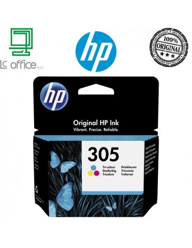 CARTUCCIA HP 305 TRI-COLOR ORIGINAL INK CARTRIDGE - 3YM60AE