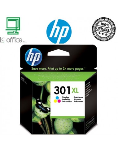 CARTUCCIA HP 301XL TRI-COLOUR INK CARTRIDGE ORIGINAL - CH564EE