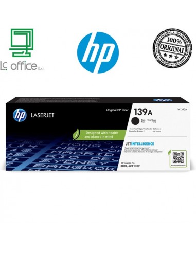 HP 139A BLACK ORIGINAL LASERJET TONER CARTRIDGE - W1390A