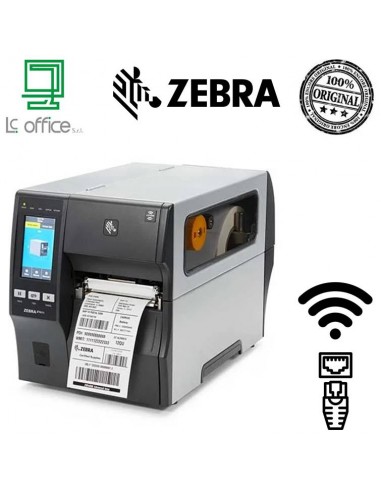 Stampante Zebra ZT411 TT 12D EZPL SER USB B LAN USB HOST RFID UHF ON METAL - ZT41143-T5E00C0