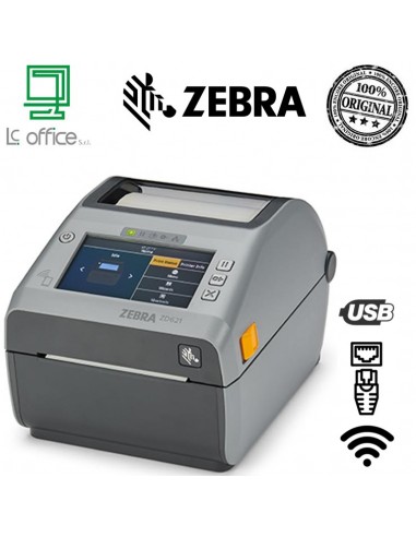 Stampante Zebra ZD621 DT 203 DPI WIFI BT LAN USB SERIAL ROW EZPL -  ZD6A042-D0EL02EZ