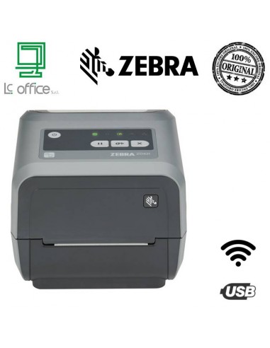 Stampante Zebra ZD421D 203DPI USB e USB HOST WIFI BT - ZD4A042-D0EW02E